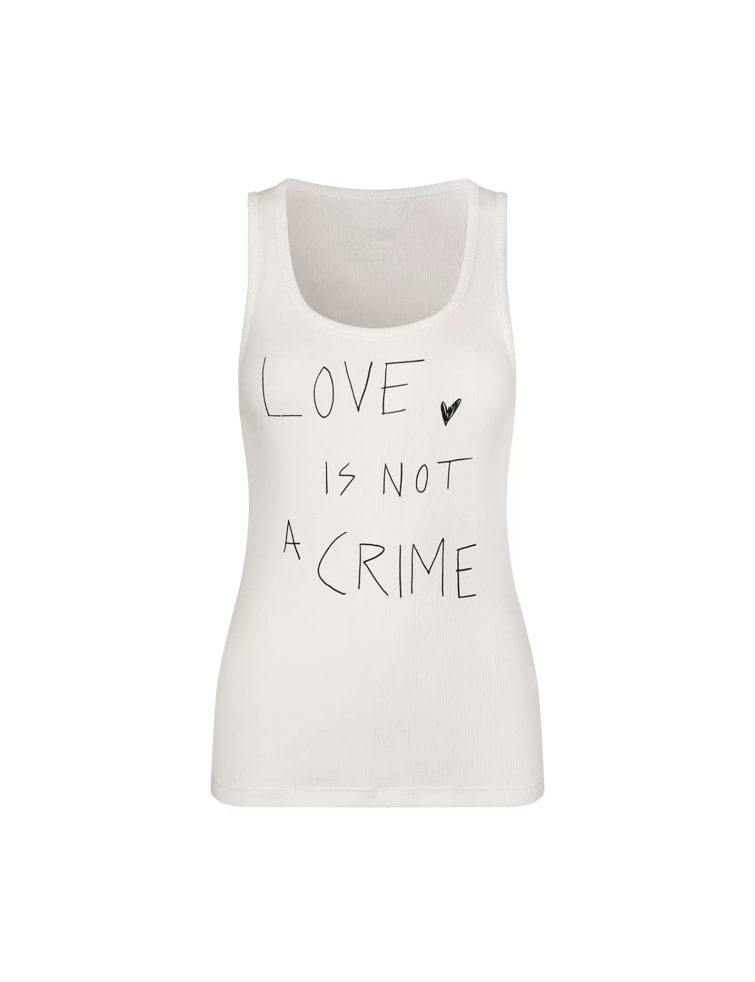 Dame MADS NØRGAARD 2x2 Cotton Amour Tank Top