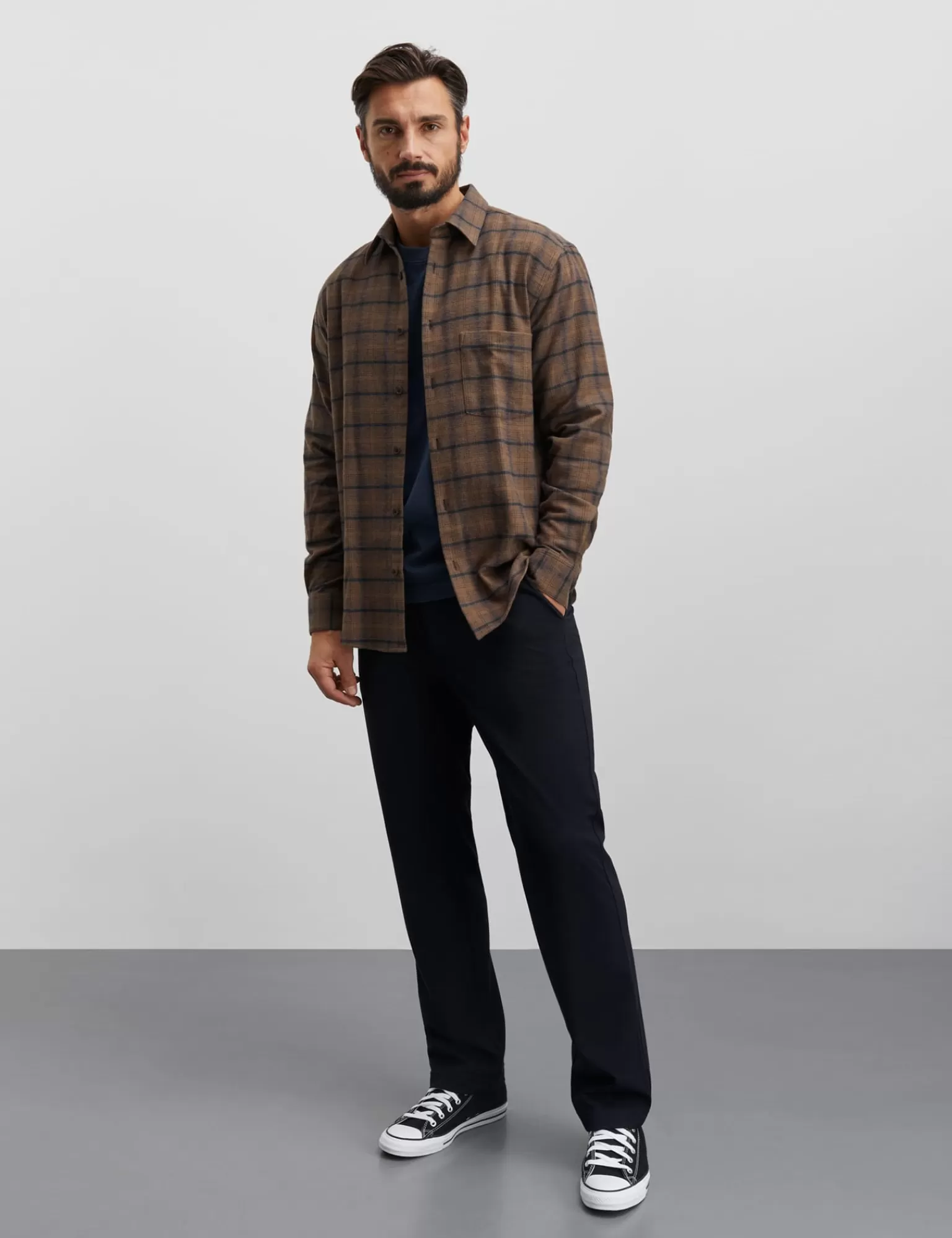 MADS NØRGAARD Alaska Flannel Check Sune Shirt