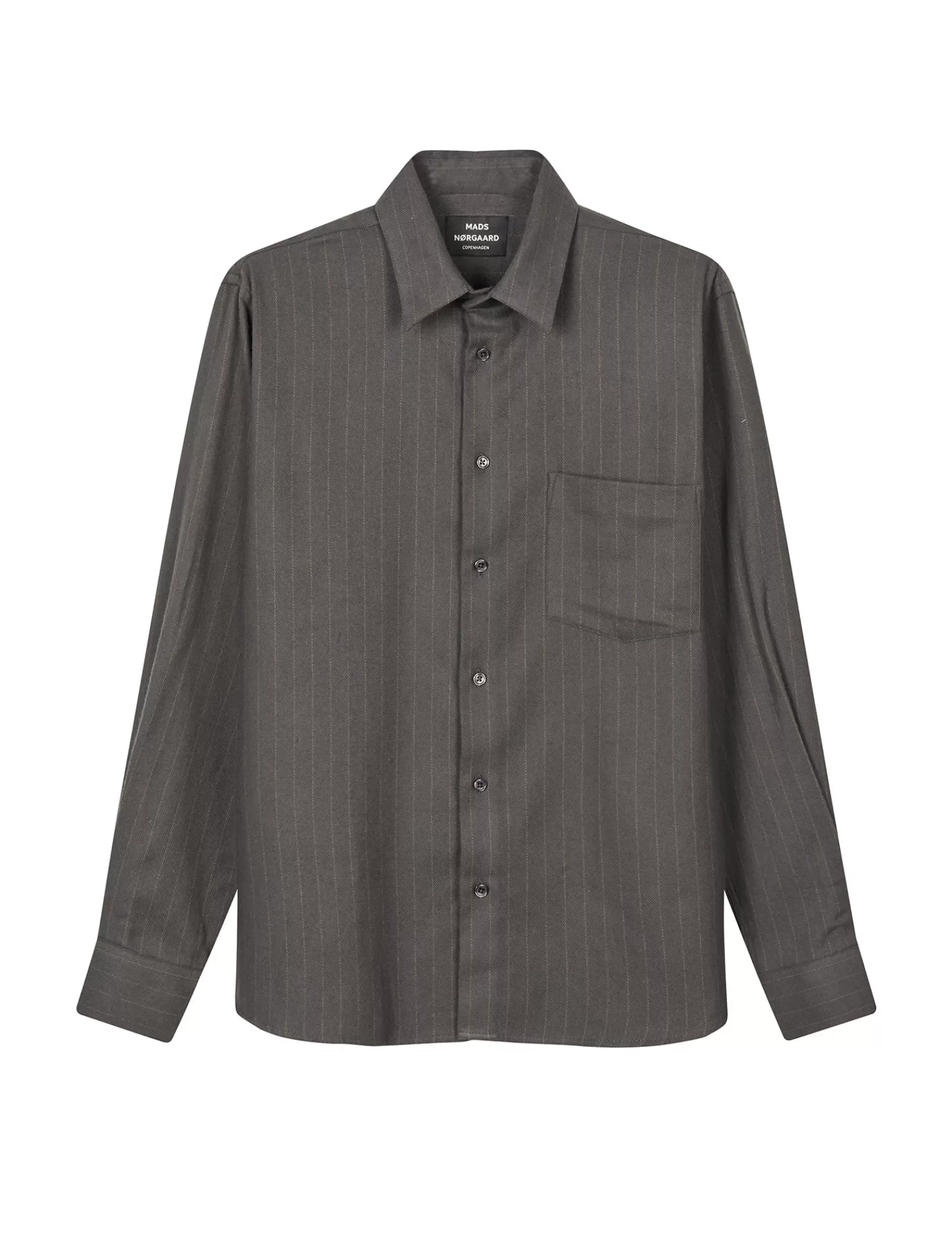 MADS NØRGAARD Alaska Flannel Stripe Sune Shirt