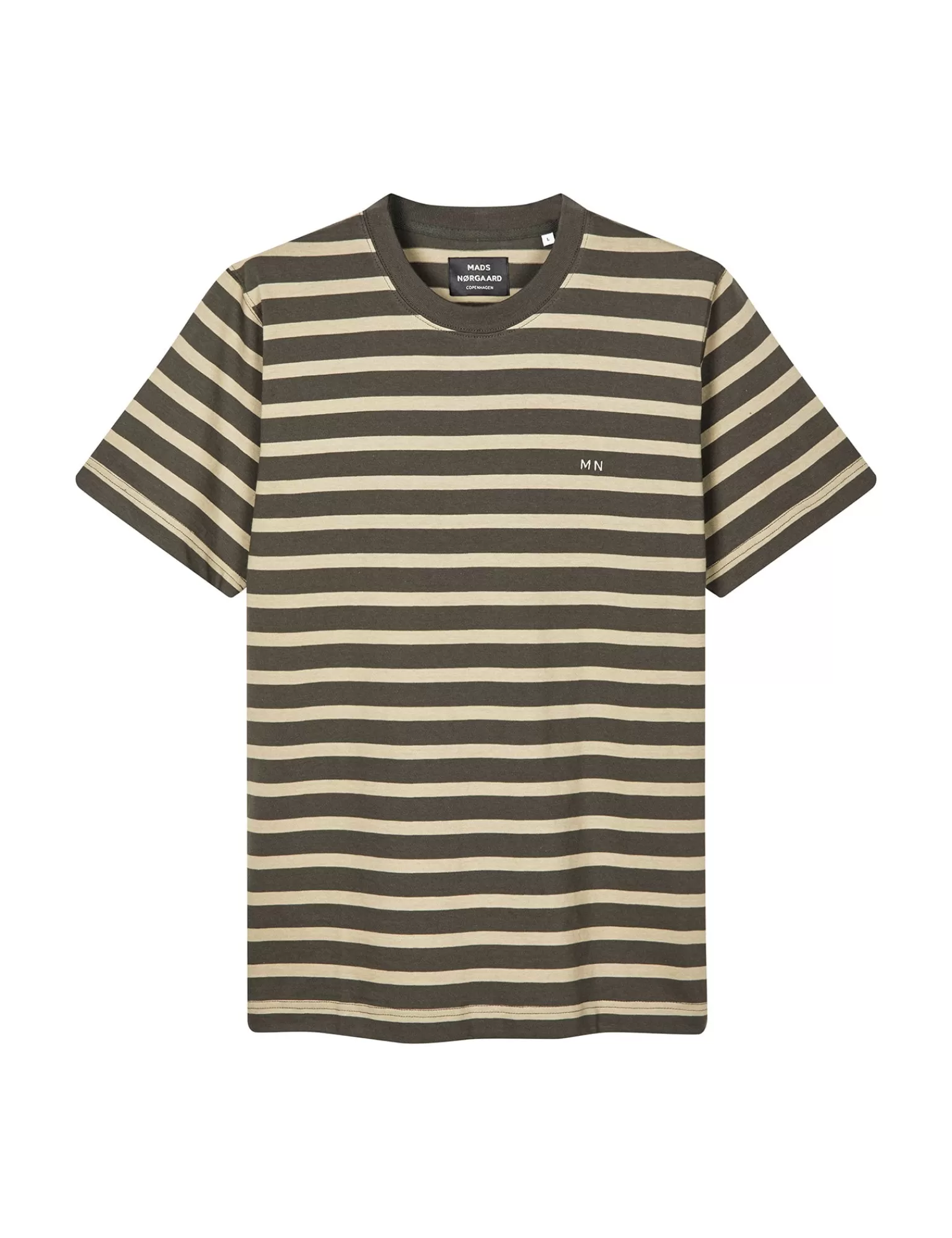 MADS NØRGAARD Cotton Jersey Stripe Frode Tee