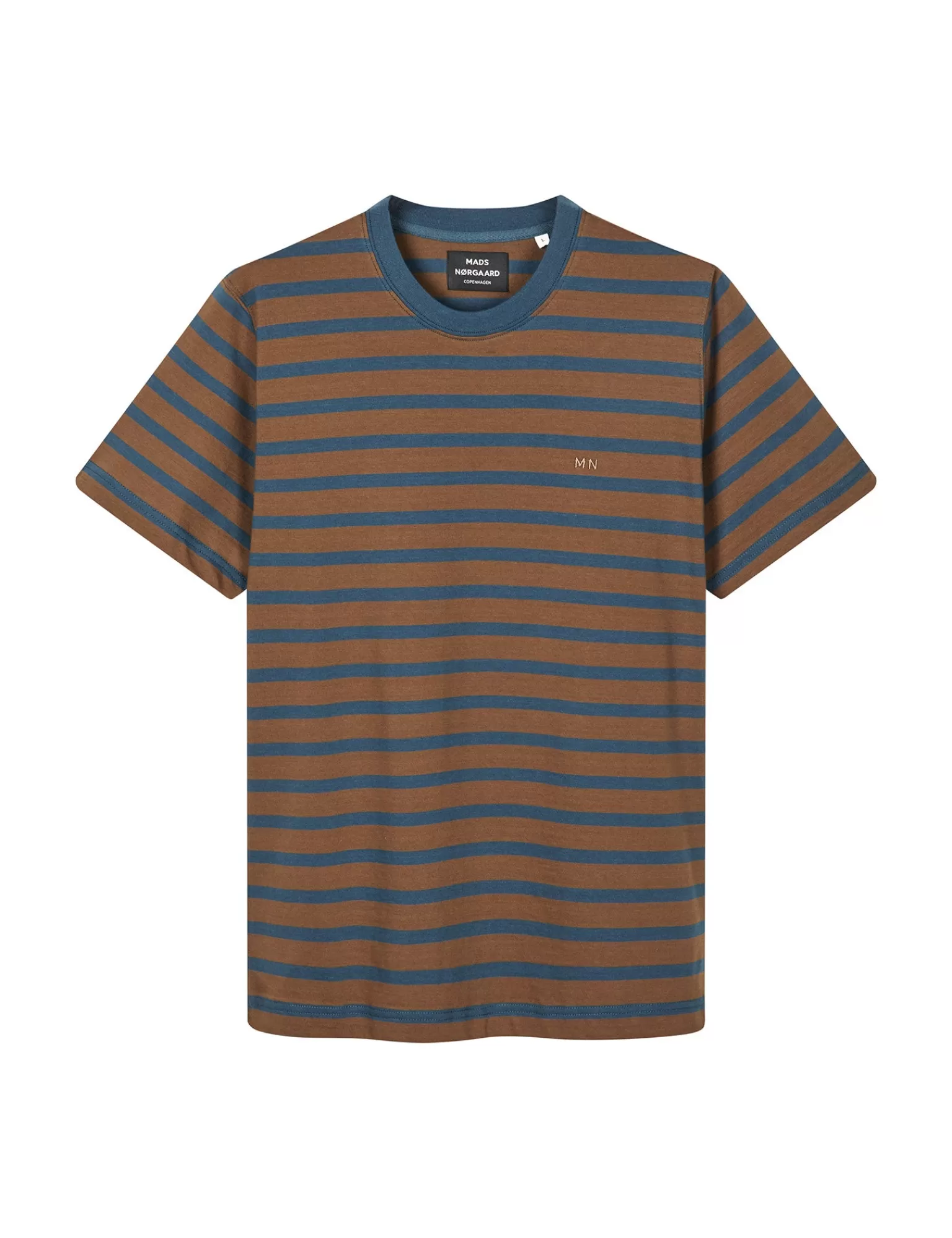 MADS NØRGAARD Cotton Jersey Stripe Frode Tee