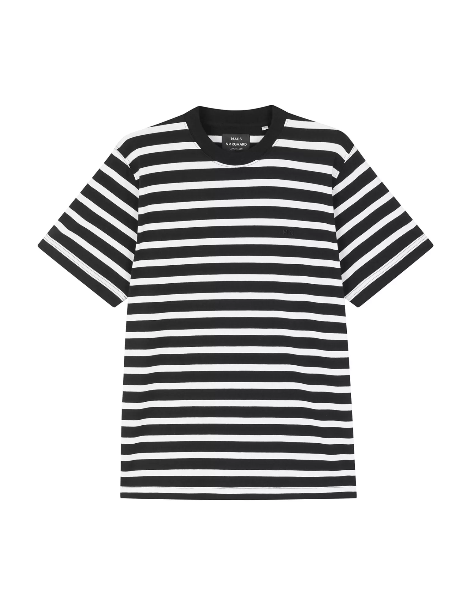 MADS NØRGAARD Cotton Jersey Stripe Frode Tee