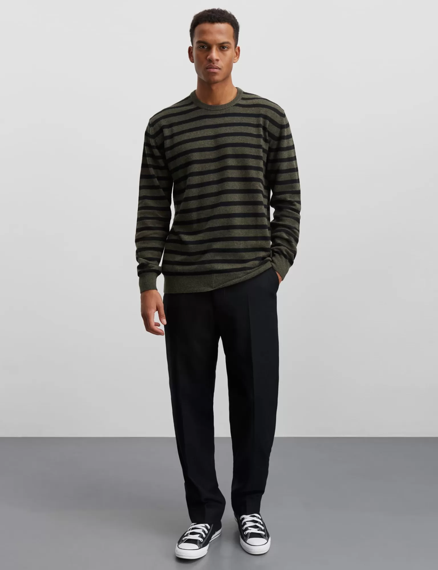 MADS NØRGAARD Eco Wool Karsten Stripe Knit