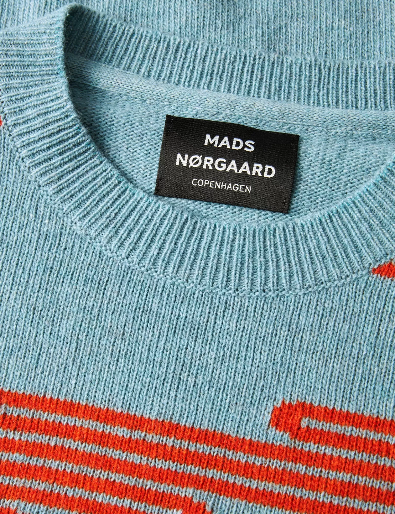 MADS NØRGAARD Eco Wool Vilhelm Lines Knit