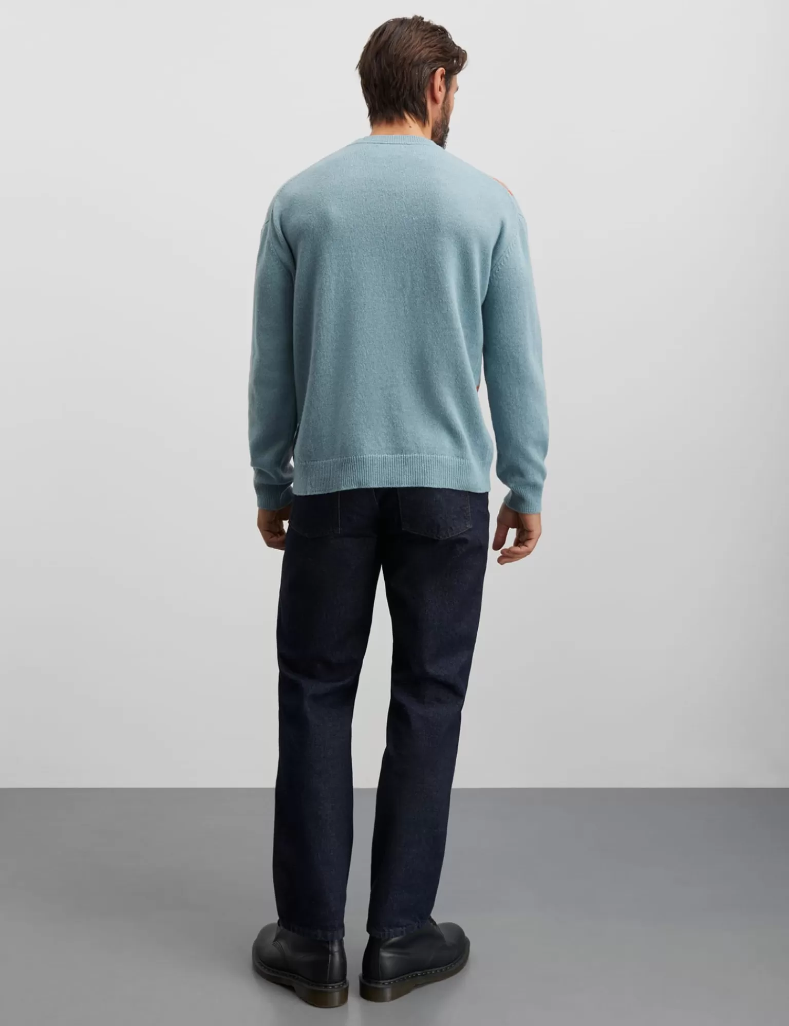 MADS NØRGAARD Eco Wool Vilhelm Lines Knit