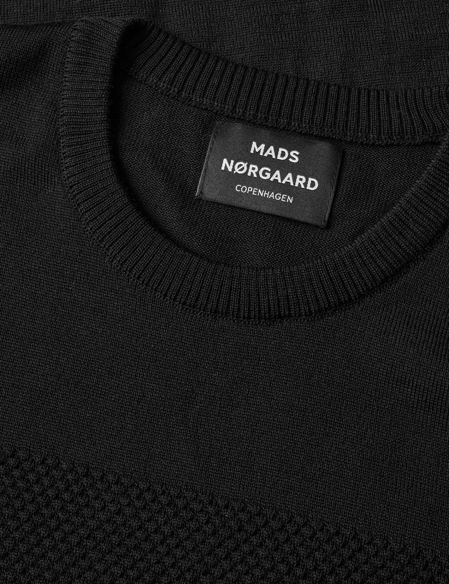 MADS NØRGAARD Merino Wool Klap Knit