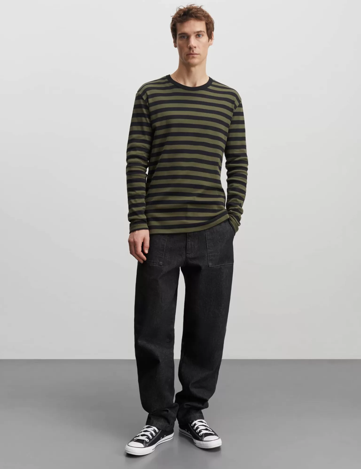 MADS NØRGAARD Midi Rib Tobias Tee LS