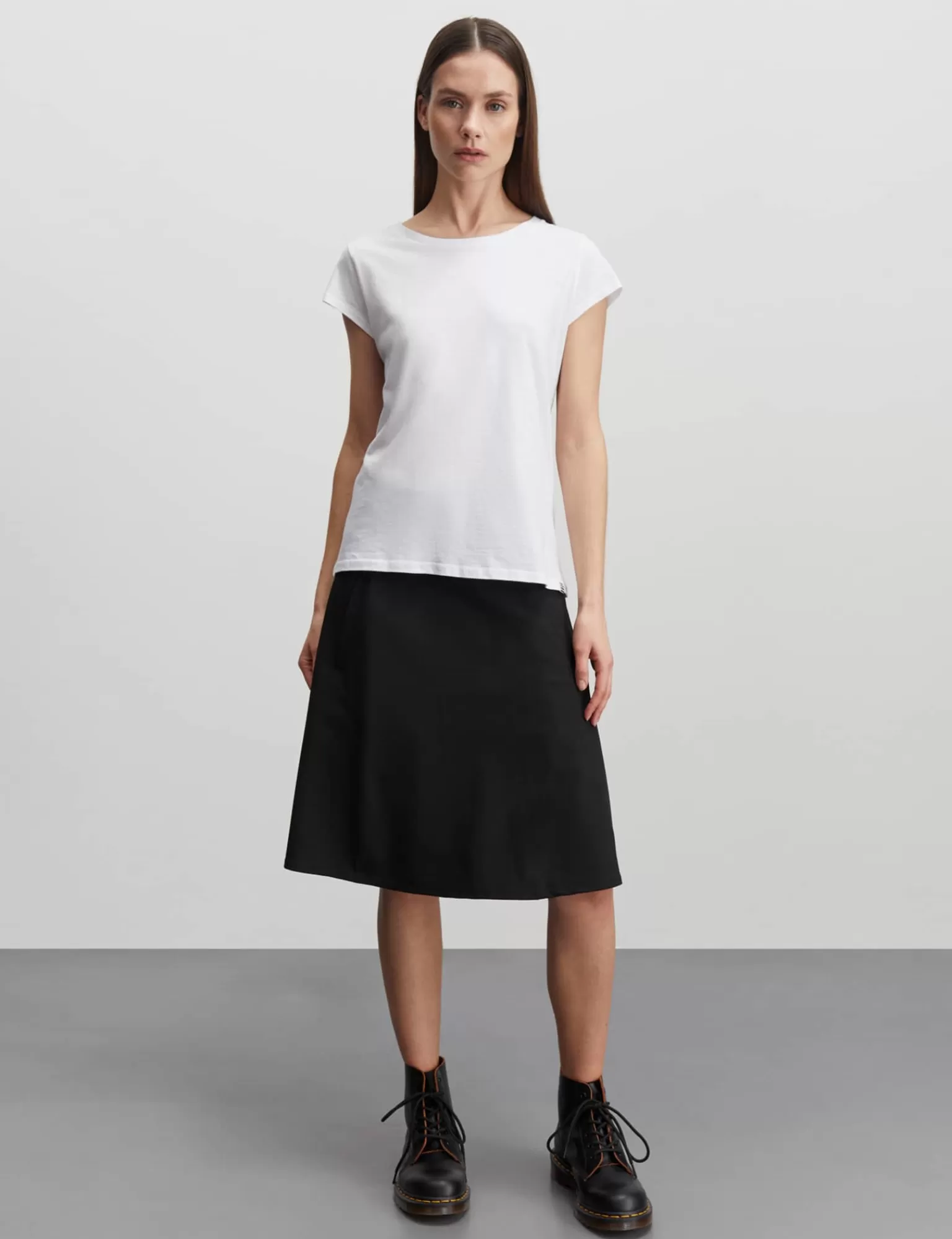 Dame MADS NØRGAARD Organic Jersey Teasy Tee FAV