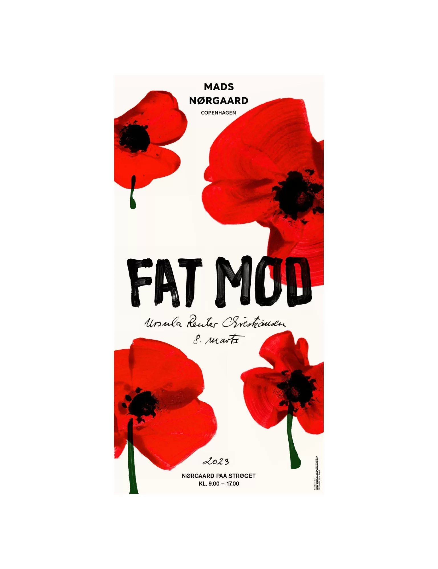 Dame MADS NØRGAARD Poster Fat Mod 2023