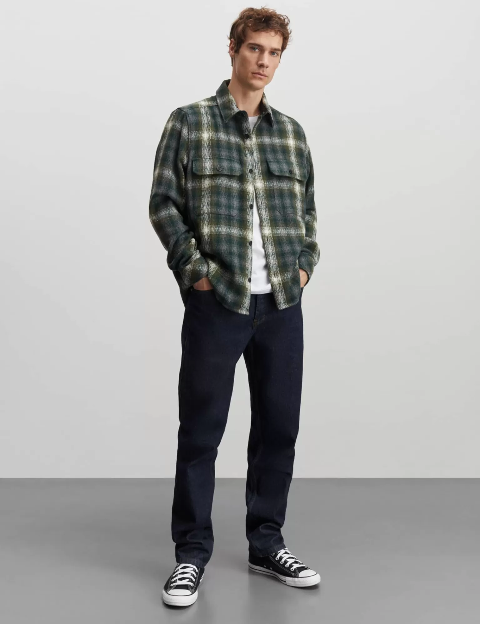 MADS NØRGAARD Soft Wool Noah Shirt