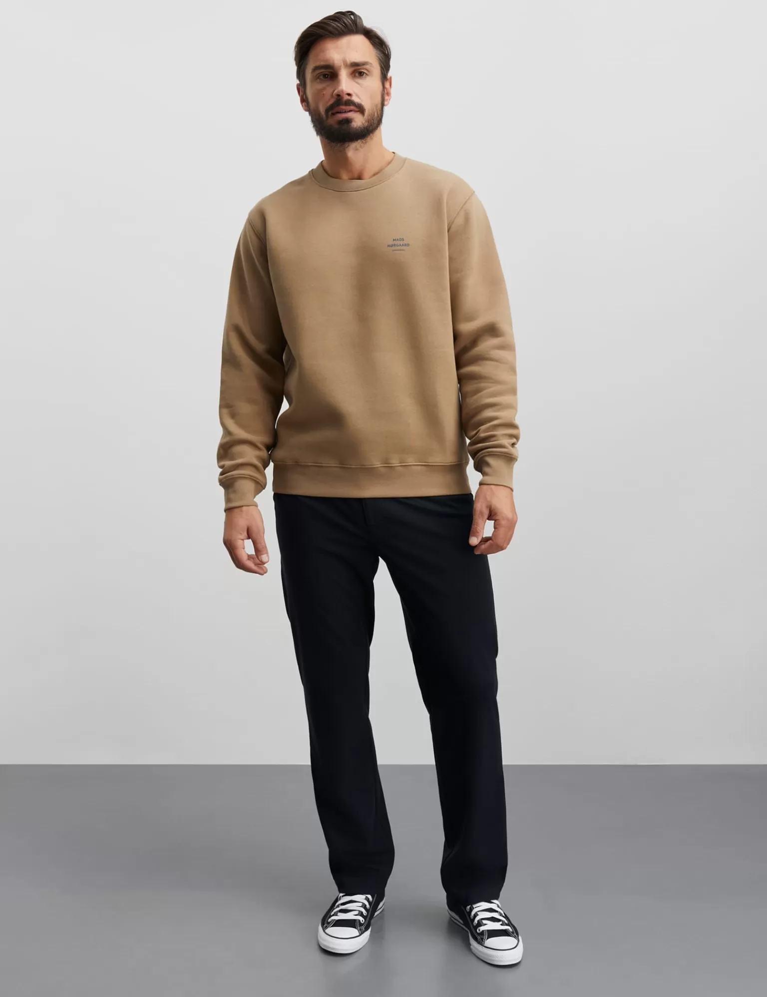 MADS NØRGAARD Standard Crew Logo Sweat