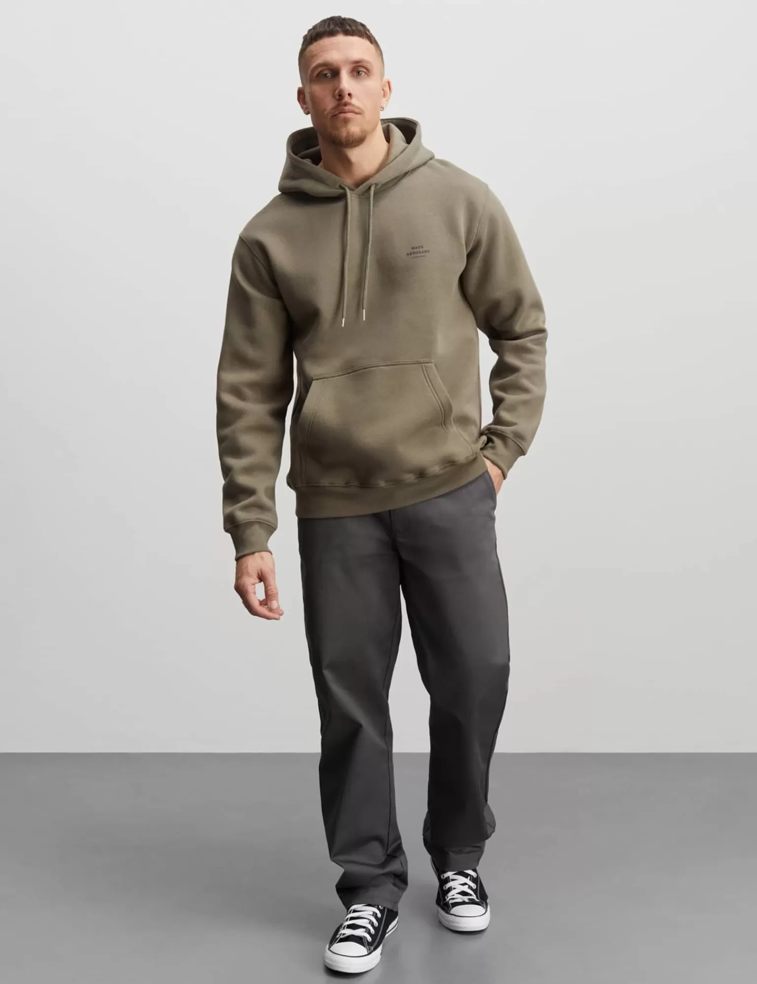 MADS NØRGAARD Standard Hoodie Logo Sweat