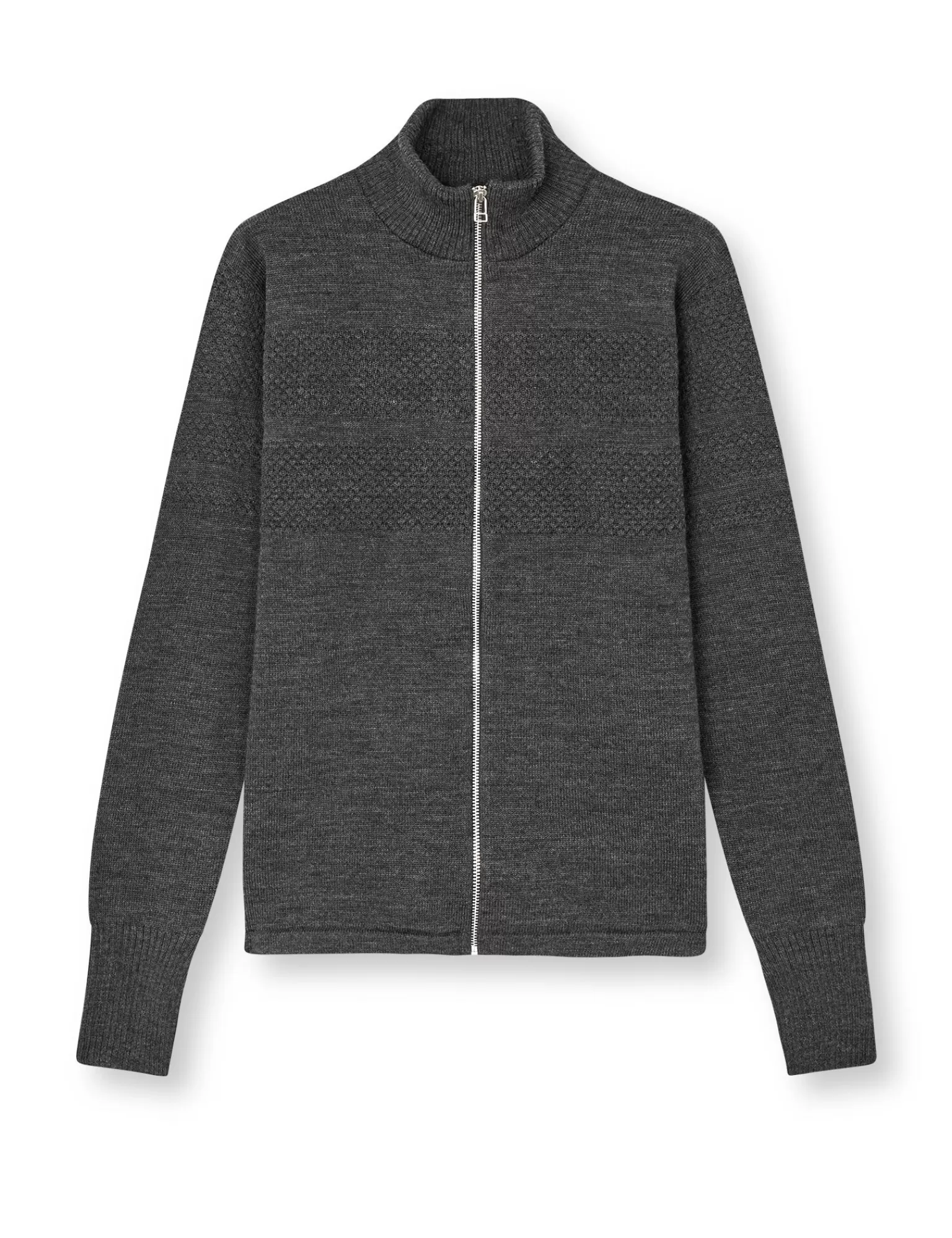 MADS NØRGAARD Wool Klemens Zip Knit