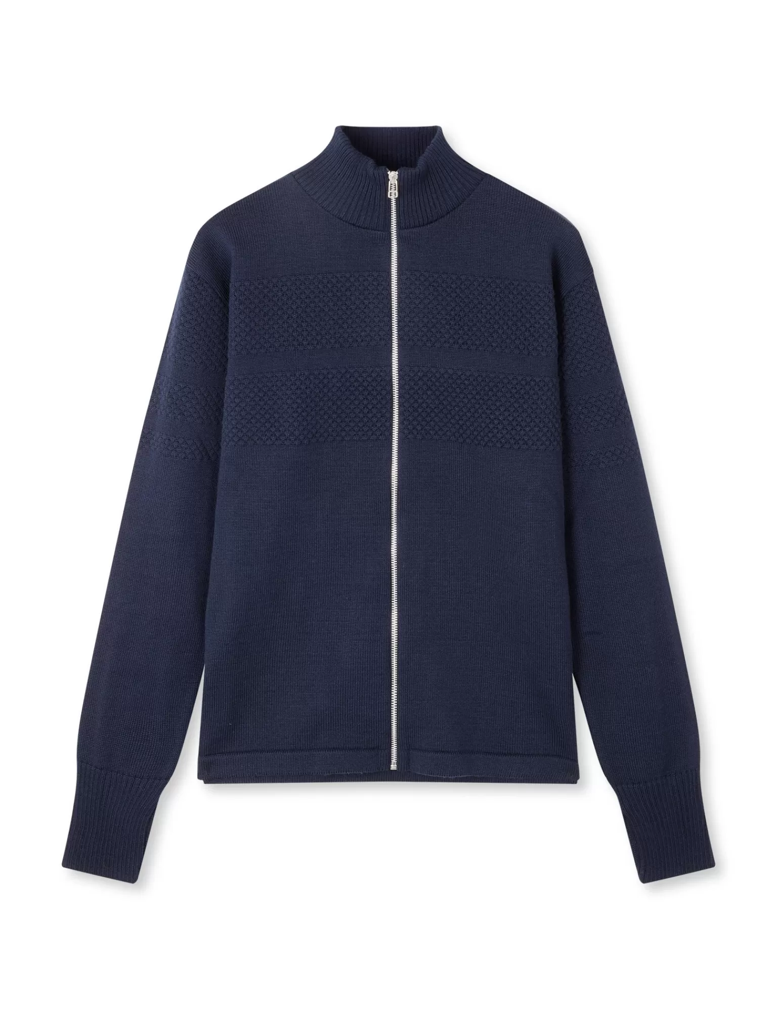 MADS NØRGAARD Wool Klemens Zip Knit